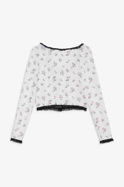 Fawn Cardigan - White | For Love and Lemons