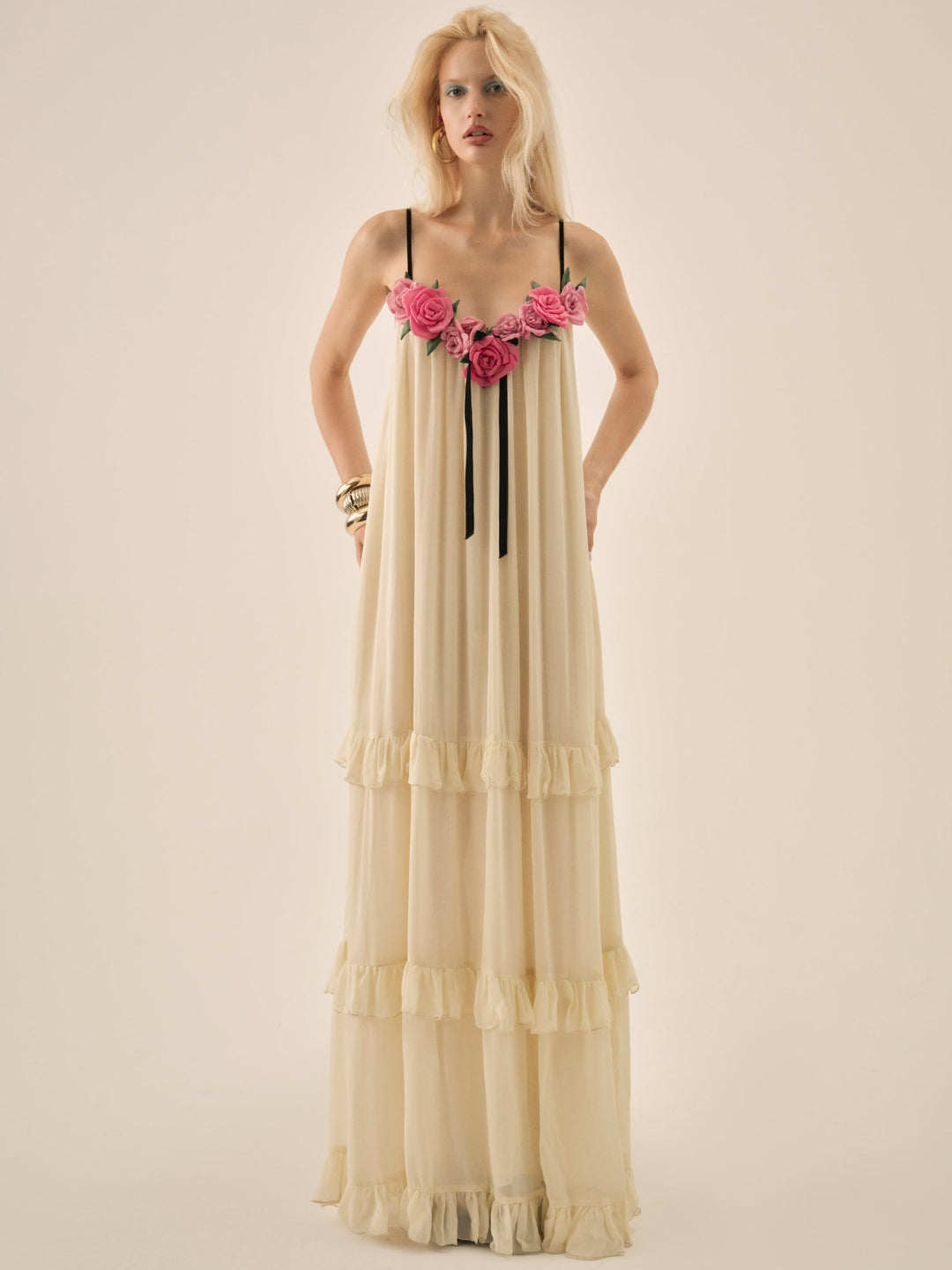 Rosalie Maxi Dress - Cream | For Love and Lemons
