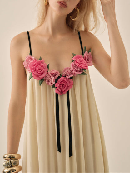 Rosalie Maxi Dress - Cream | For Love and Lemons