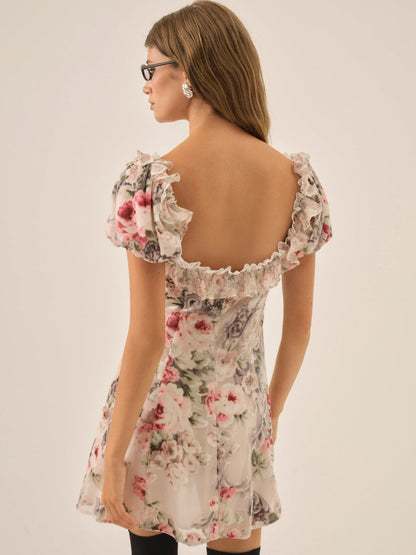 Nora Mini Dress - White | For Love and Lemons