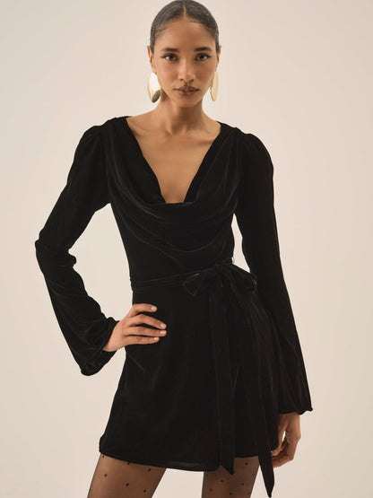 Lucinda Mini Dress - Black | For Love and Lemons