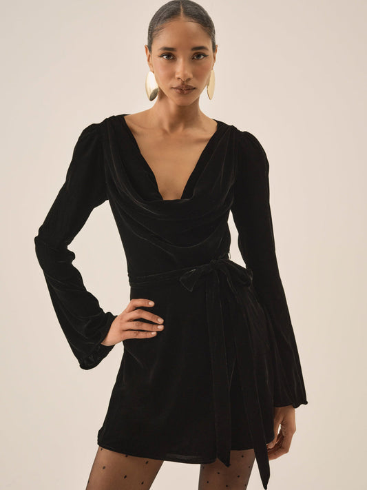 Lucinda Mini Dress - Black | For Love and Lemons