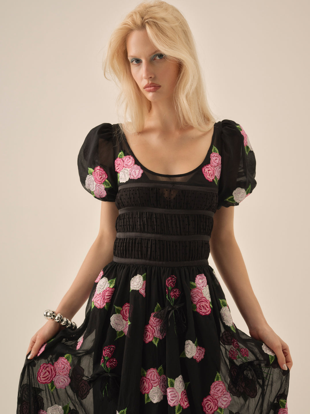 Midnight Garden Maxi Dress - Black | For Love and Lemons