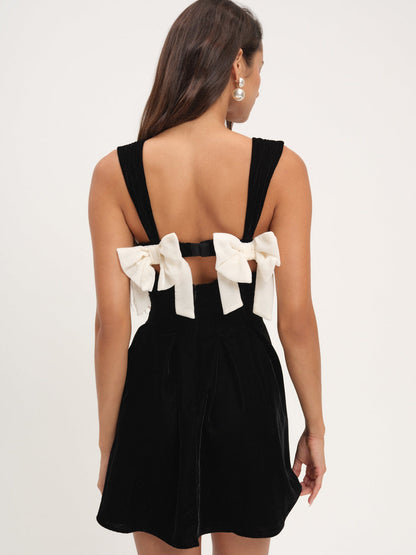 August Mini Dress - Black | For Love and Lemons