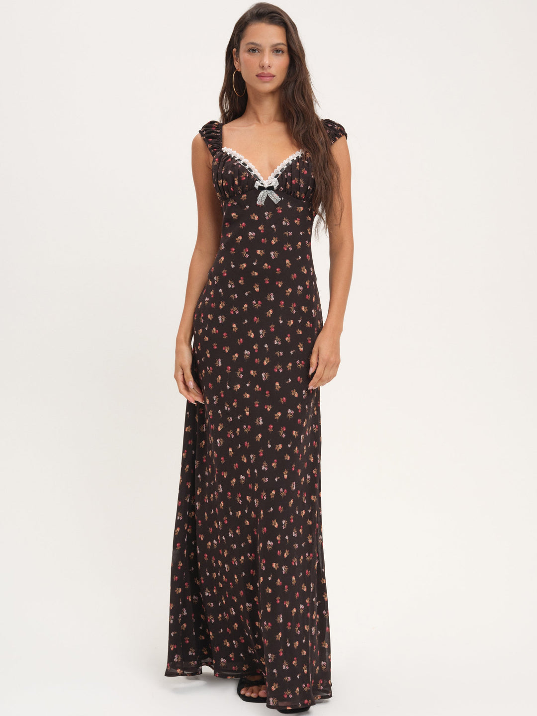 Emmaline Maxi Dress - Black | For Love and Lemons