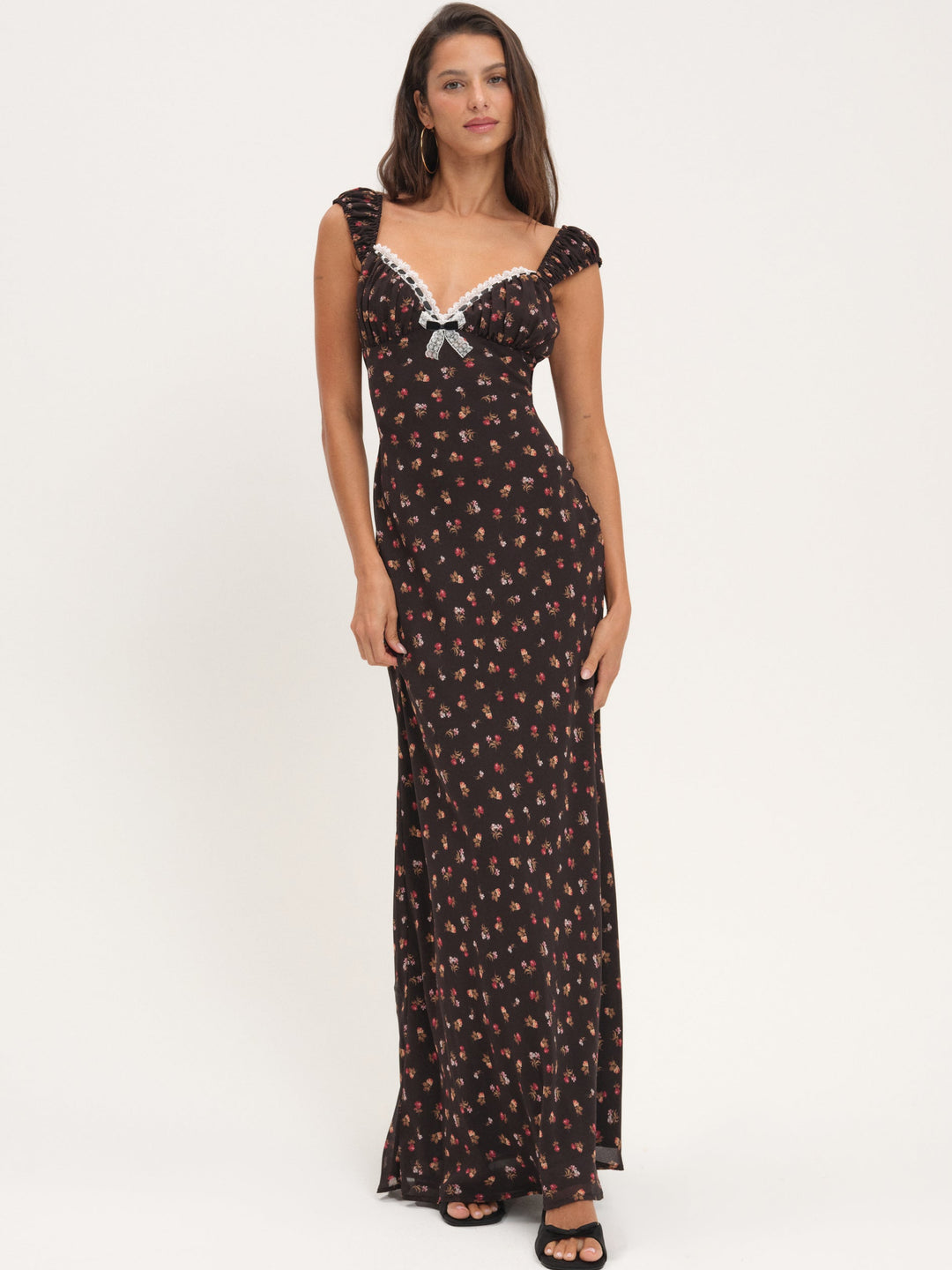 Emmaline Maxi Dress - Black | For Love and Lemons