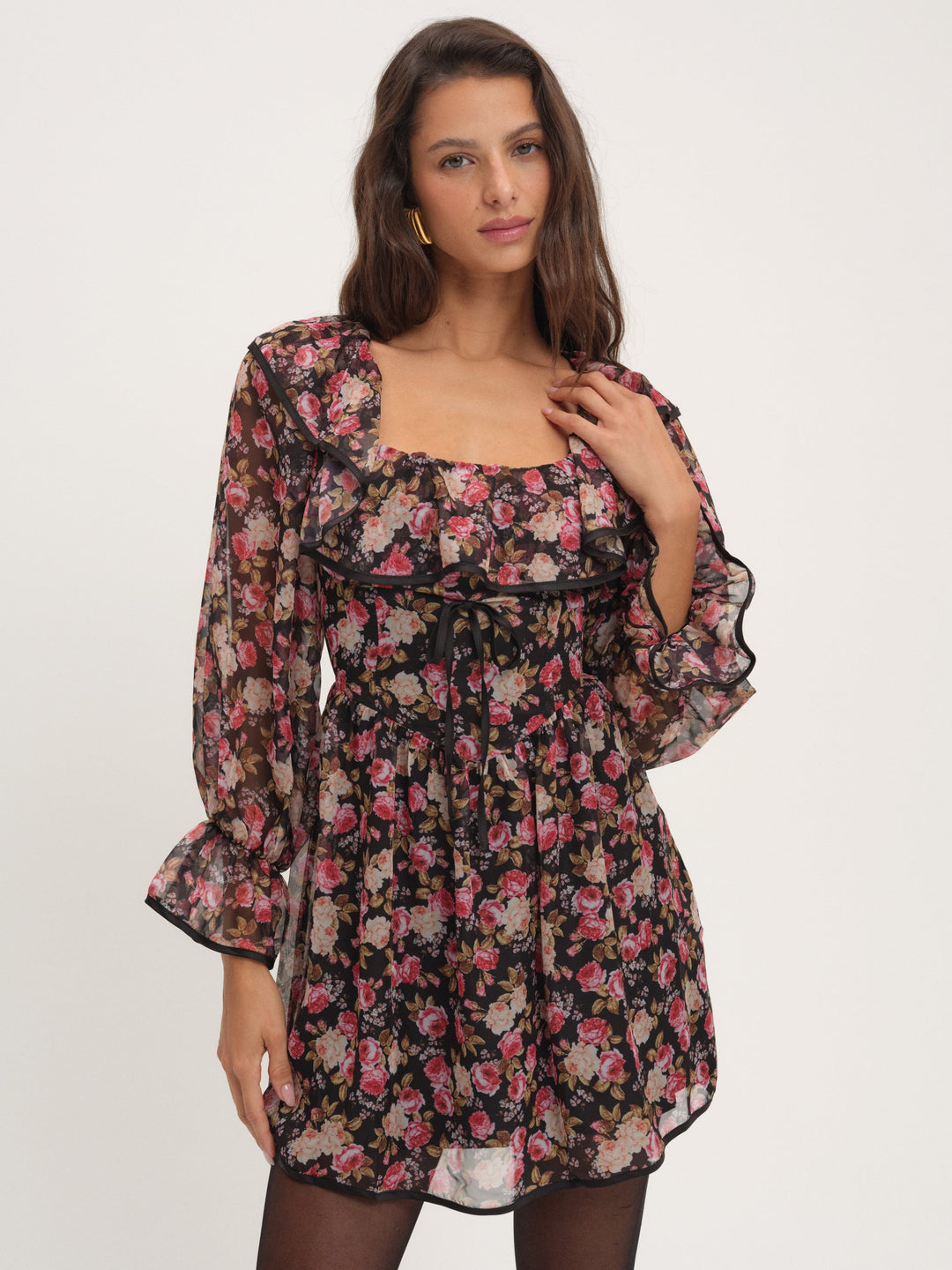 Amara Mini Dress - Black | For Love and Lemons