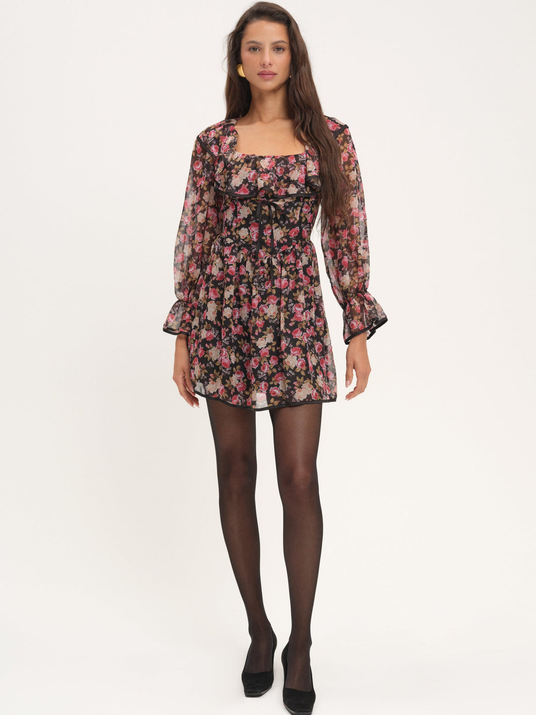 Amara Mini Dress - Black | For Love and Lemons