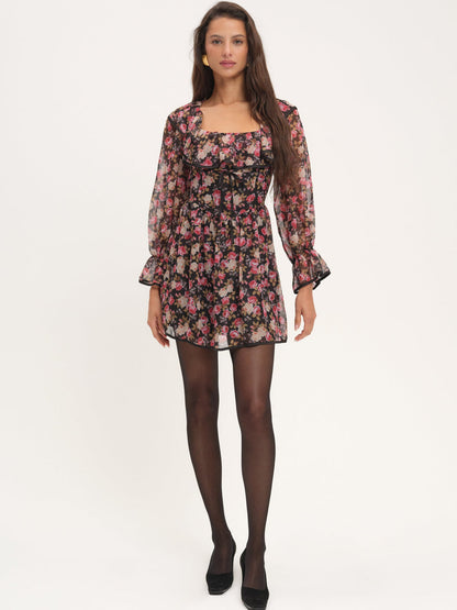 Amara Mini Dress - Black | For Love and Lemons
