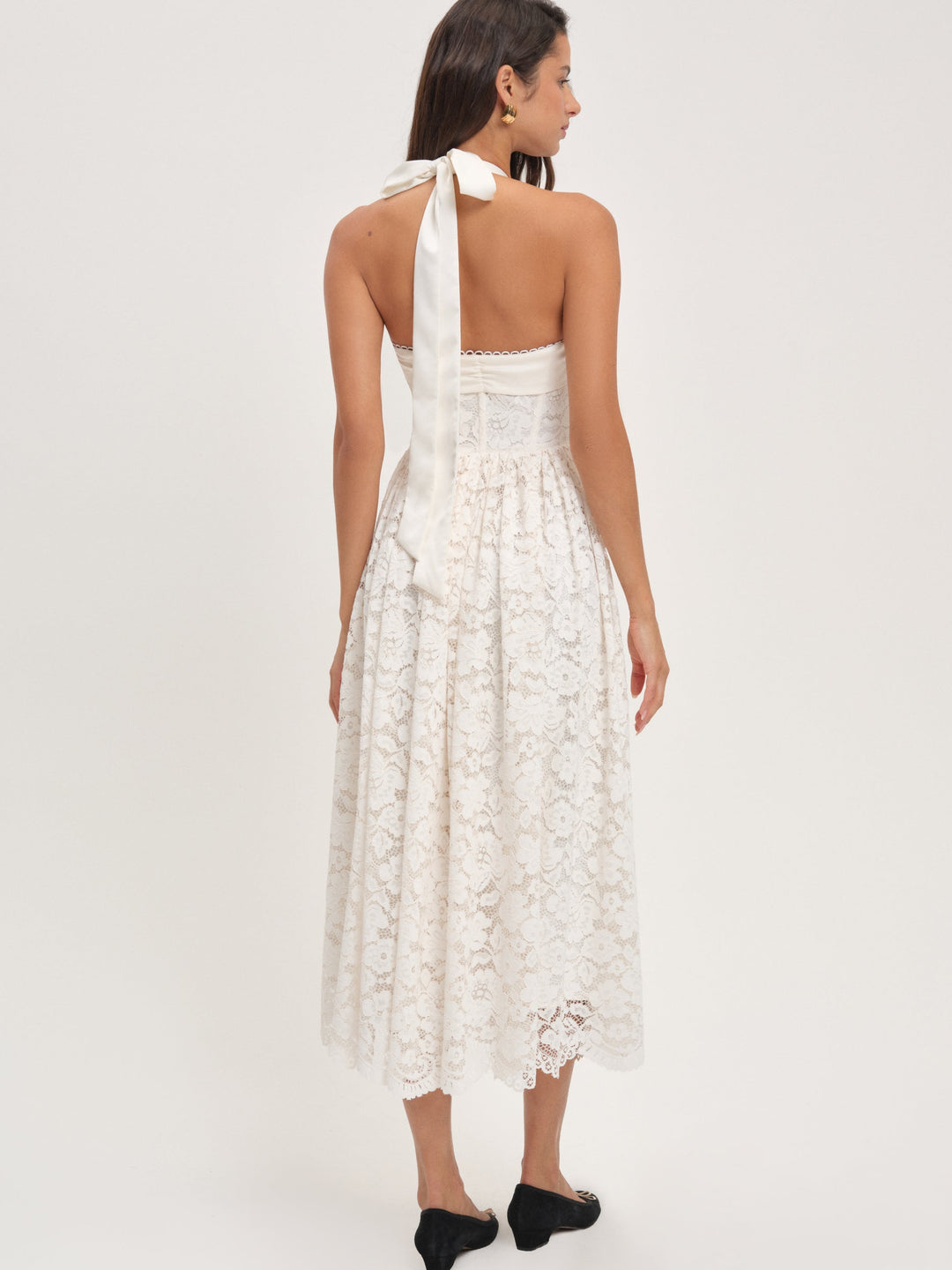 Lakeside Midi Dress - Cream | For Love and Lemons