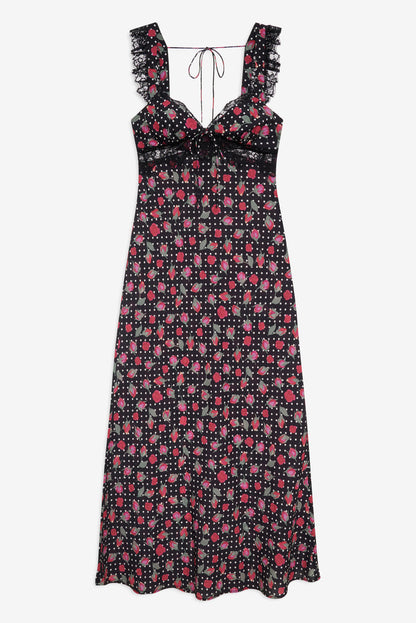 Clarisse Maxi Dress - Black | For Love and Lemons