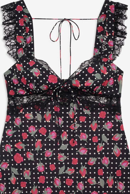 Clarisse Maxi Dress - Black | For Love and Lemons