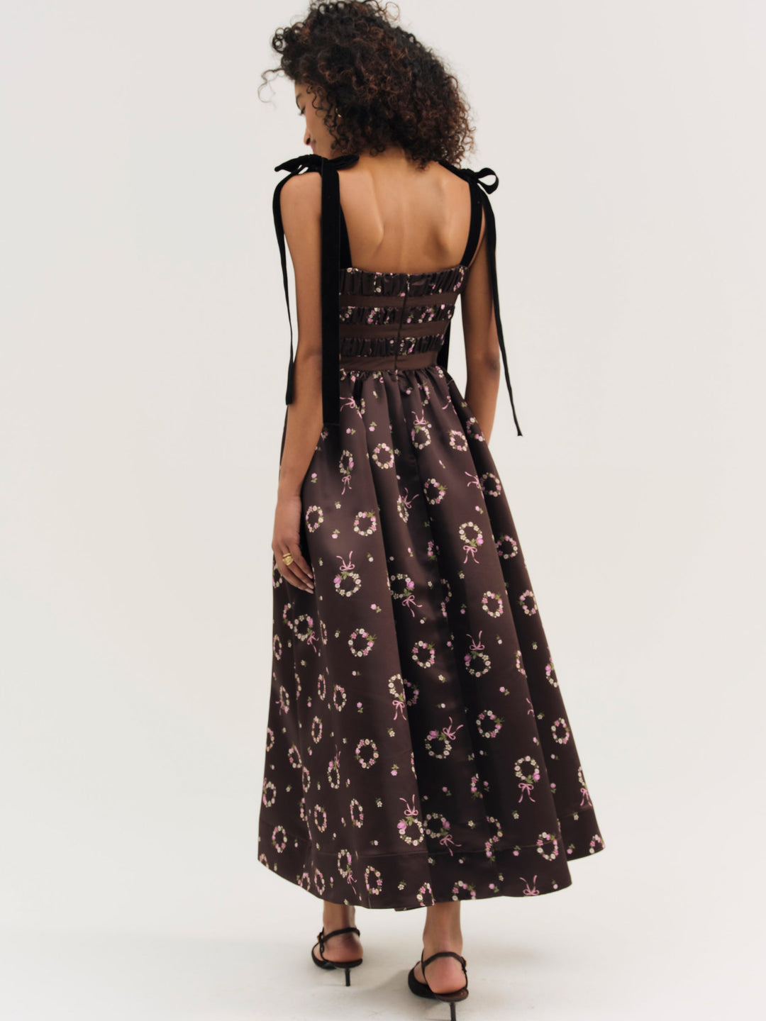 Kendra Midi Dress - Brown | For Love and Lemons