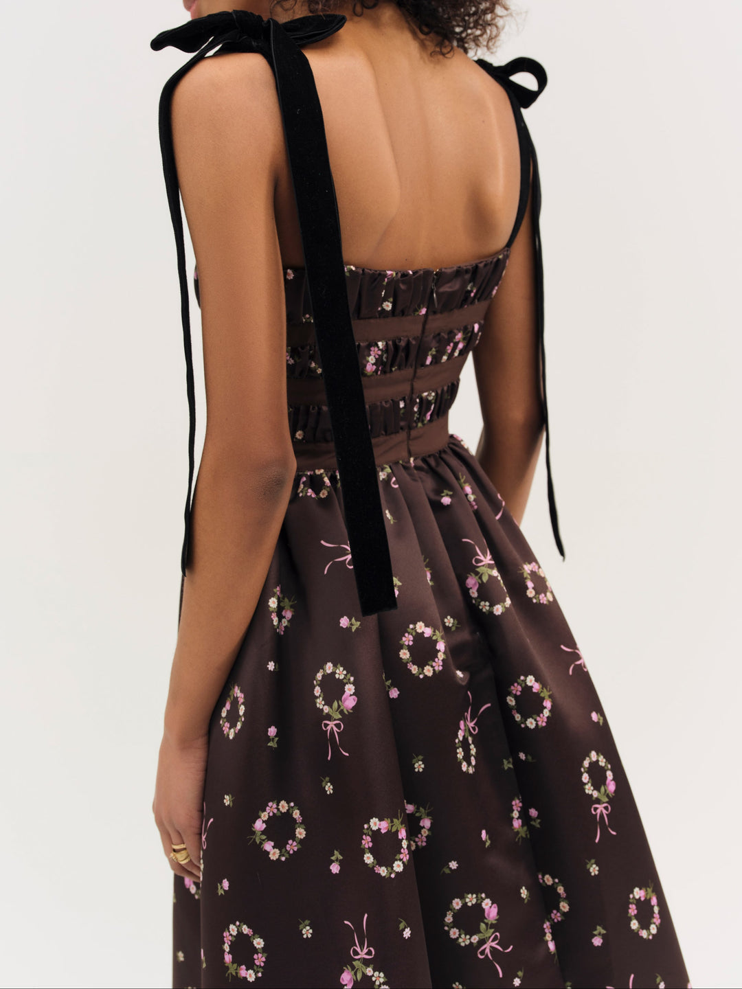Kendra Midi Dress - Brown | For Love and Lemons