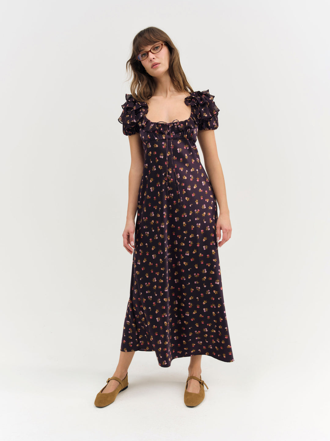 Alice Maxi Dress - Eggplant | For Love and Lemons