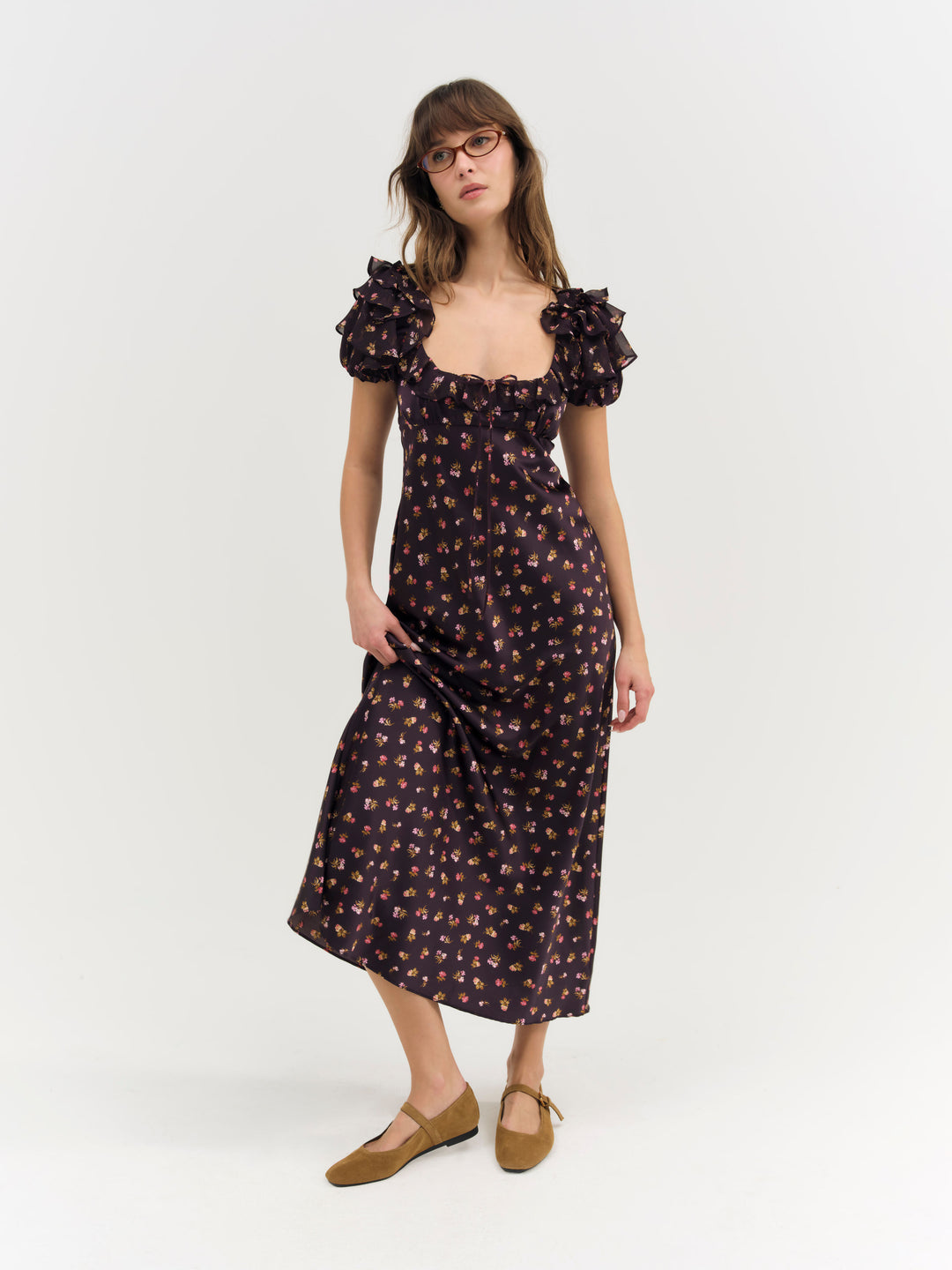 Alice Maxi Dress - Eggplant | For Love and Lemons