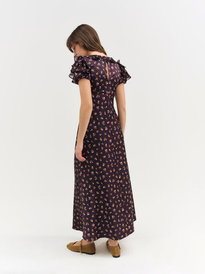 Alice Maxi Dress - Eggplant | For Love and Lemons