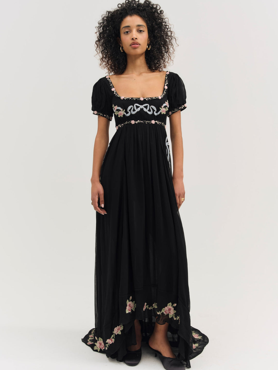 Rosemarie Maxi Dress - Black | For Love and Lemons