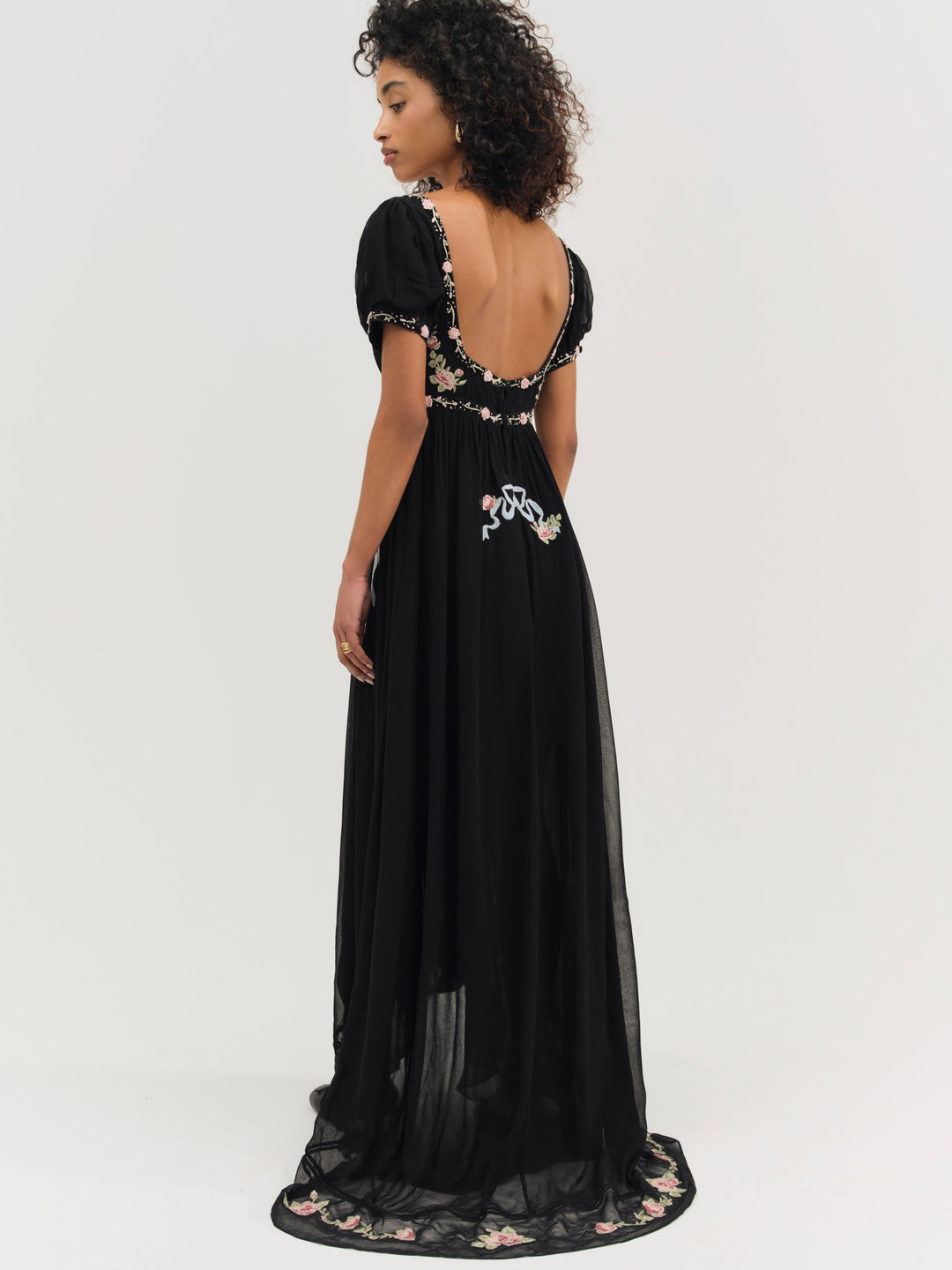 Rosemarie Maxi Dress - Black | For Love and Lemons
