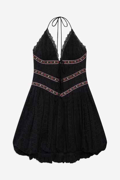 Mckinley Mini Dress - Black | For Love and Lemons