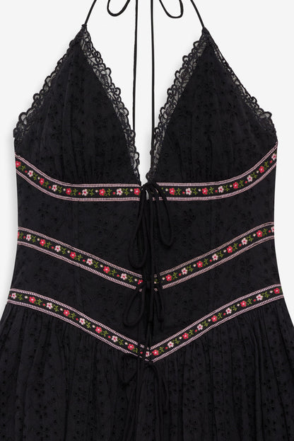 Mckinley Mini Dress - Black | For Love and Lemons