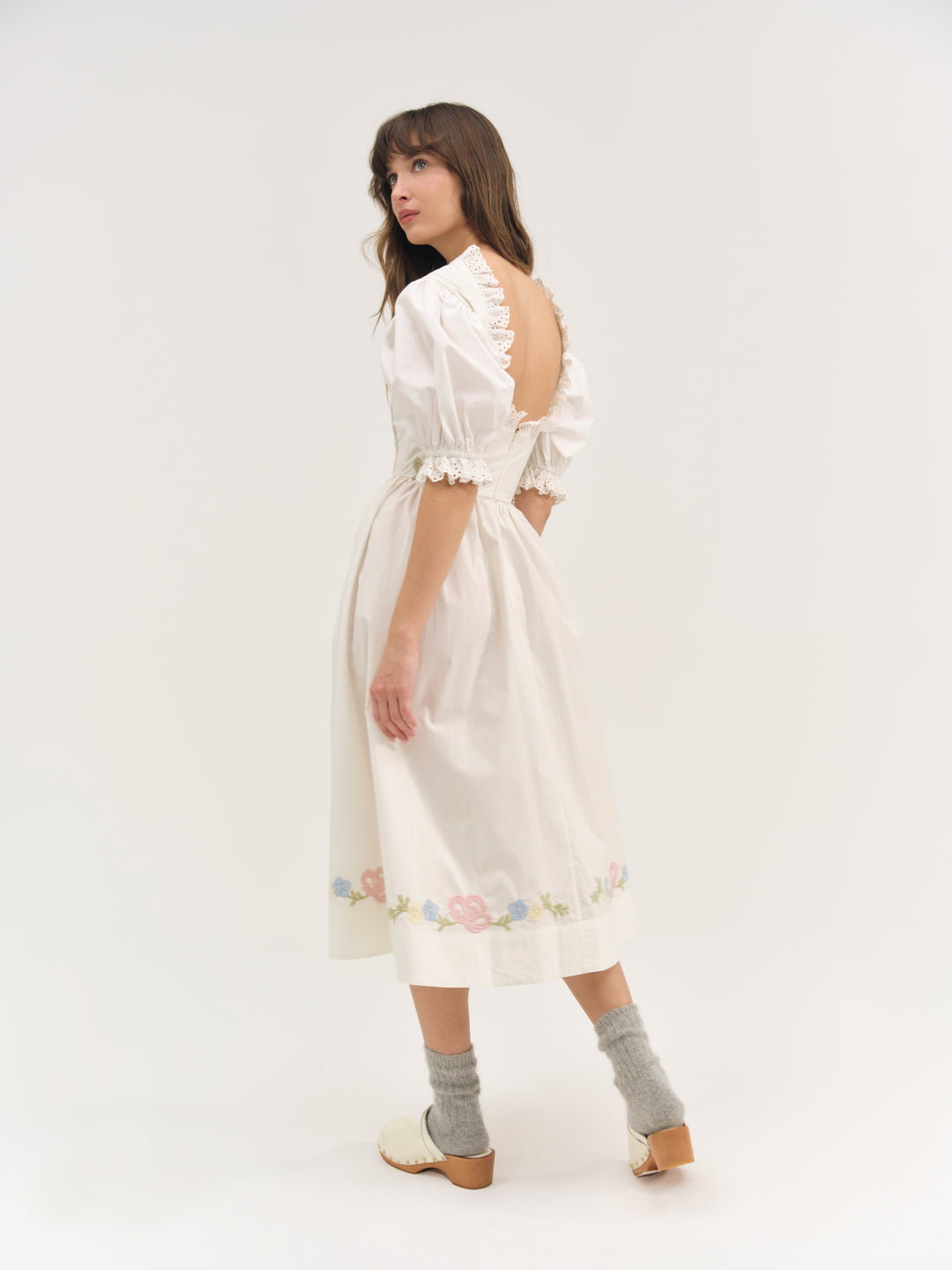 Erin Midi Dress - Cream | For Love and Lemons