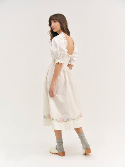 Erin Midi Dress - Cream | For Love and Lemons