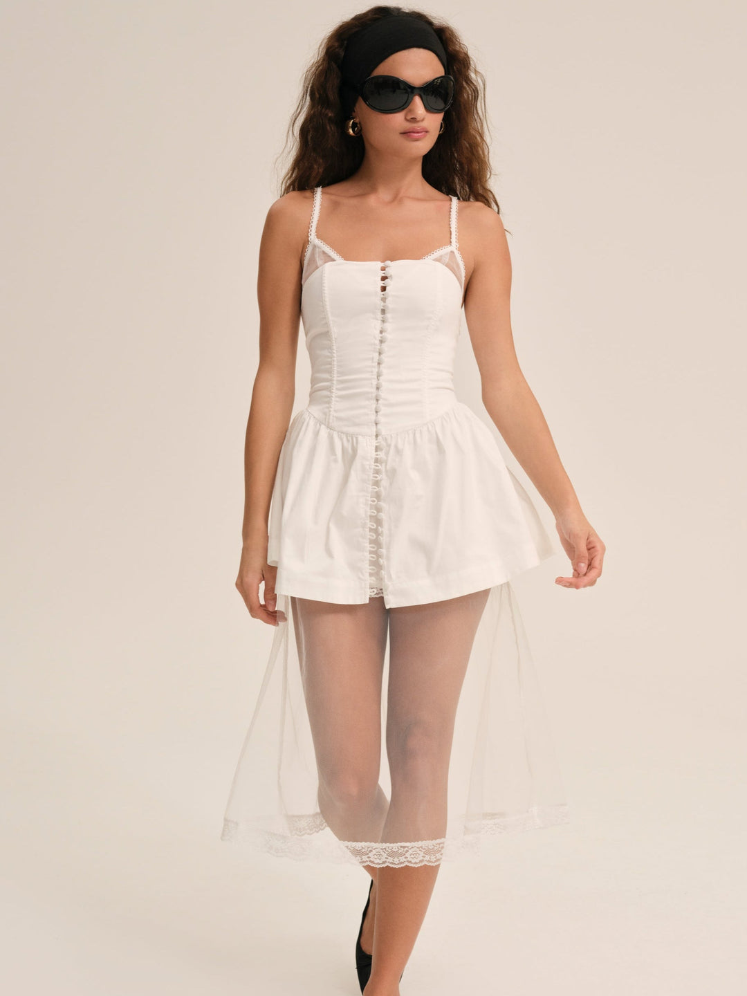 Susannah Midi Dress - White | For Love and Lemons