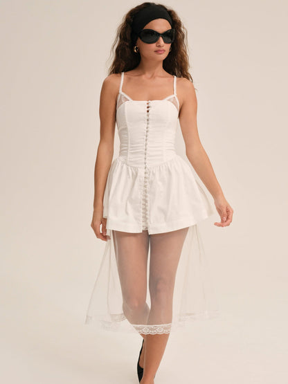 Susannah Midi Dress - White | For Love and Lemons