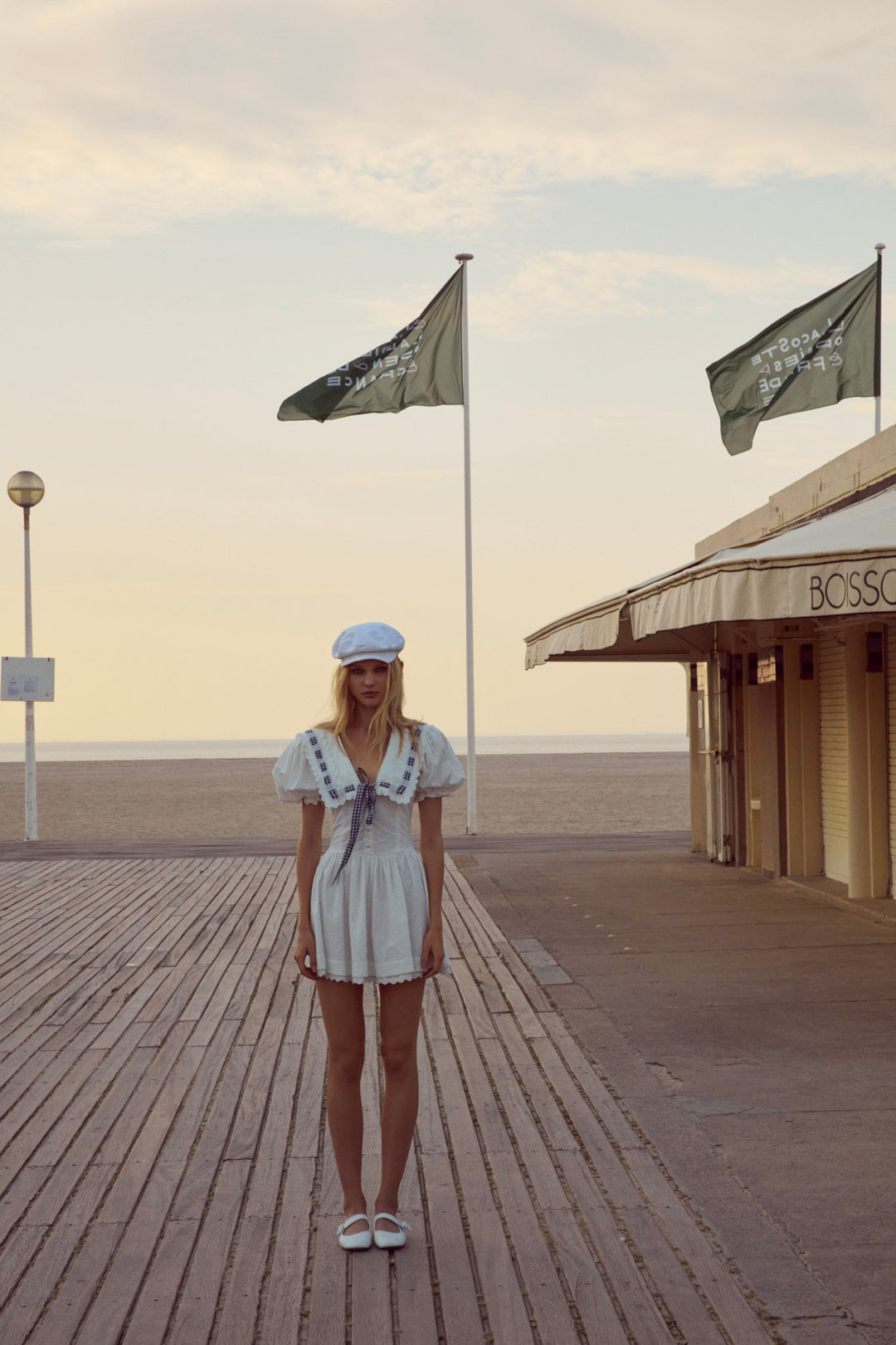 Ruby Ribbon Mini Dress - White | For Love and Lemons