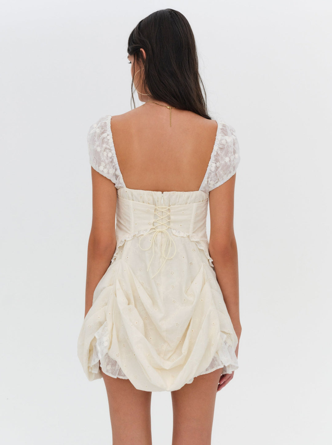 Morgan Mini Dress - White | For Love and Lemons