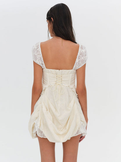 Morgan Mini Dress - White | For Love and Lemons
