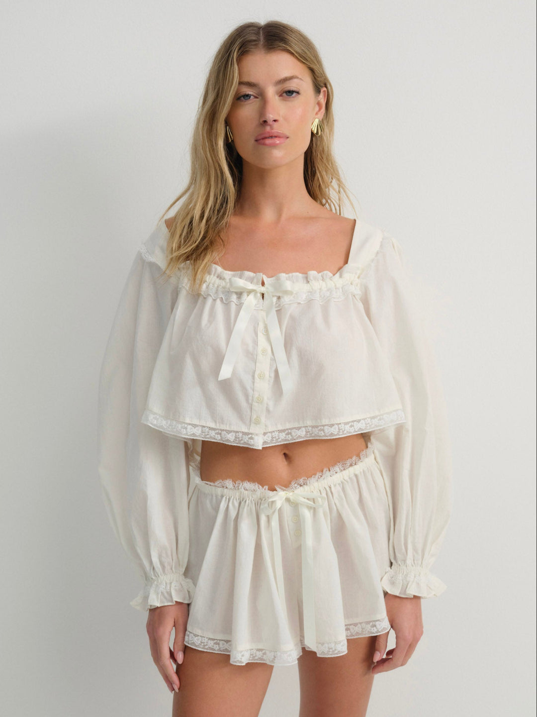 Venetia Sleep Top - Vintage Cream | For Love and Lemons