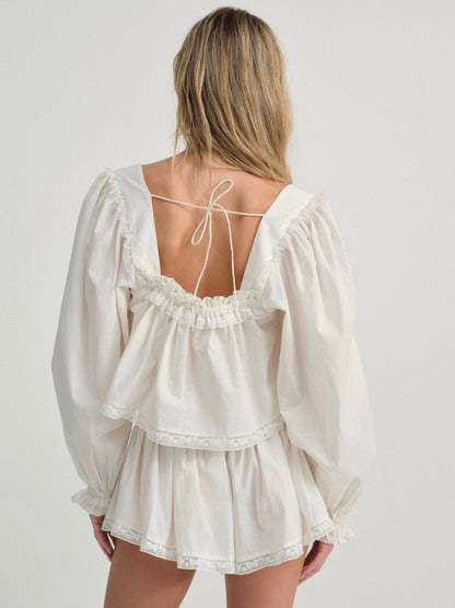 Venetia Sleep Top - Vintage Cream | For Love and Lemons