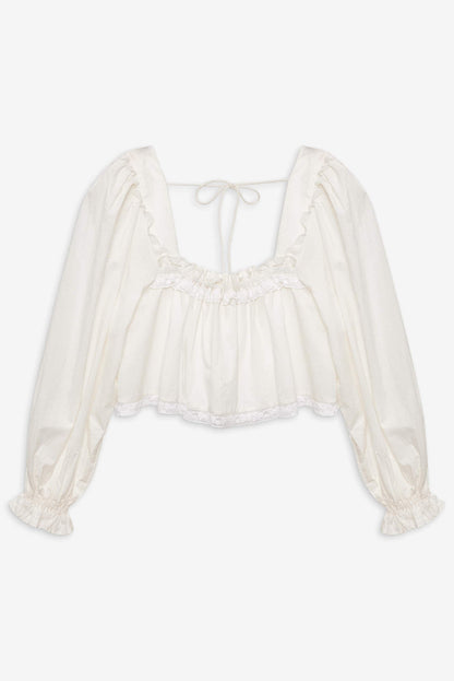 Venetia Sleep Top - Vintage Cream | For Love and Lemons