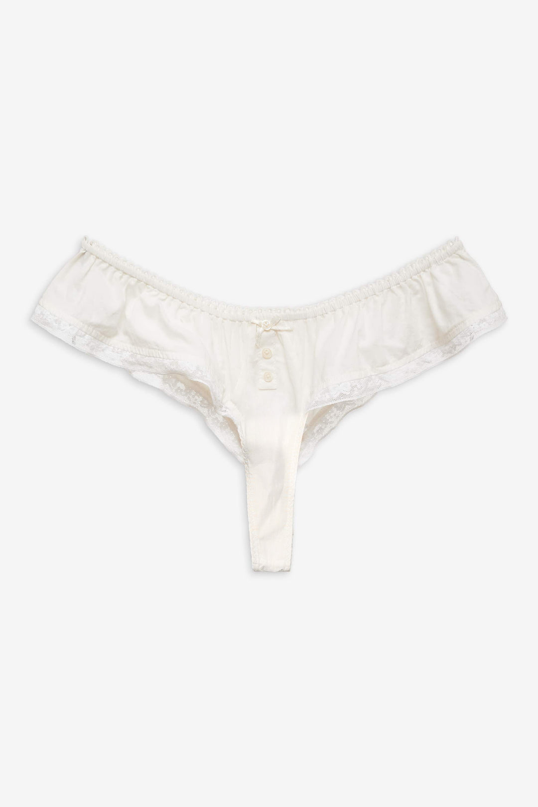 Venetia Thong Panty - Vintage Cream | For Love and Lemons