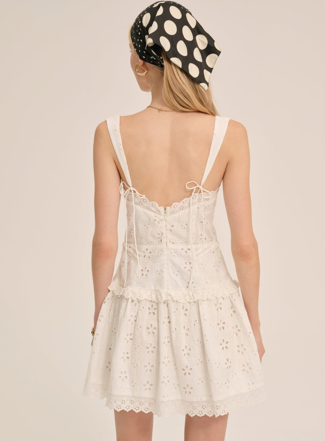 Dreamy Daisy Mini Dress - White | For Love and Lemons
