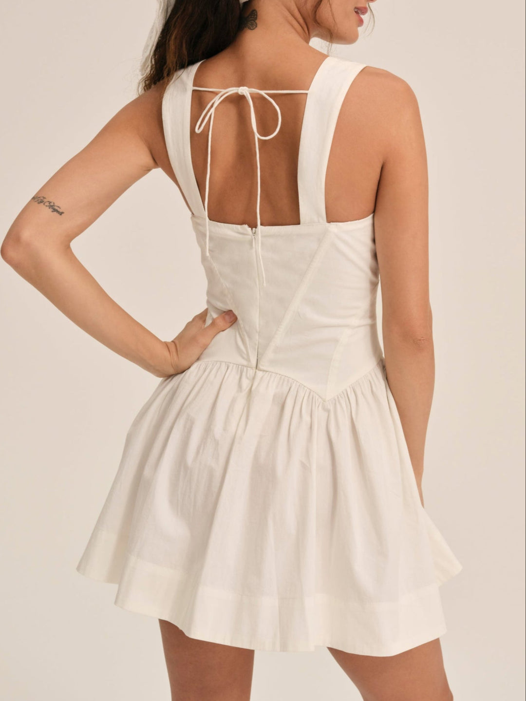 Chloe Mini Dress - White | For Love and Lemons