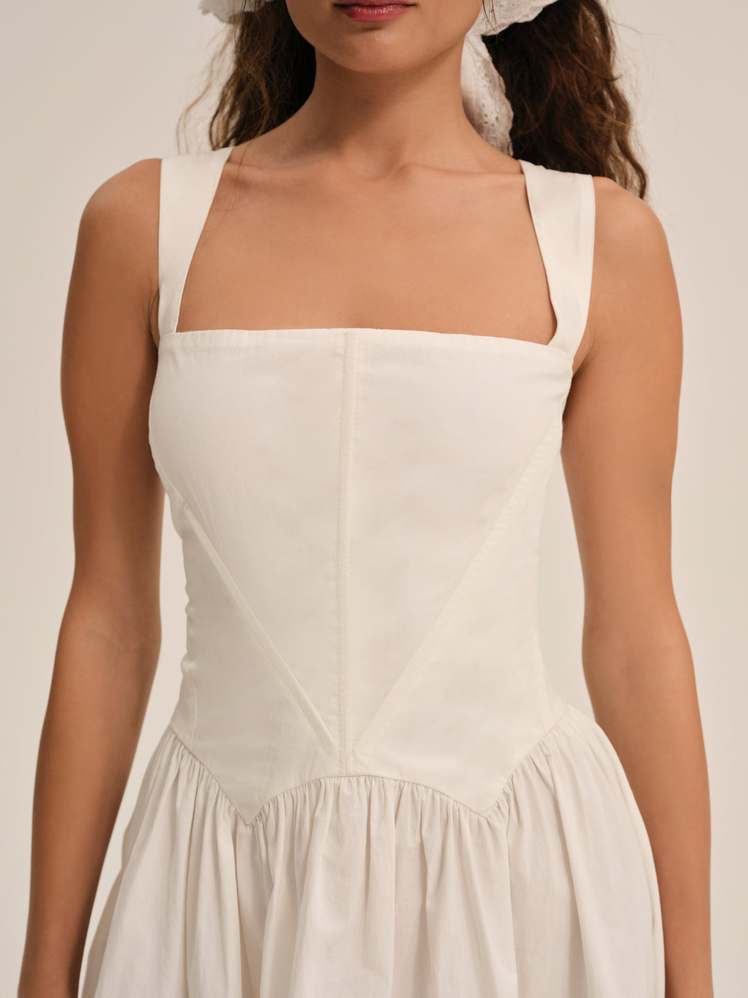 Chloe Mini Dress - White | For Love and Lemons