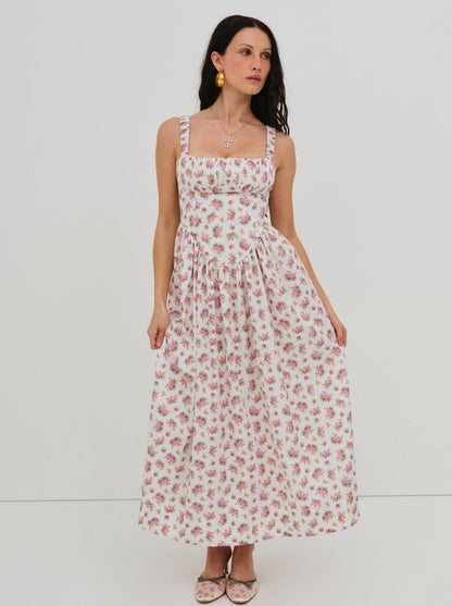 Etienne Midi Dress - Pink | For Love and Lemons