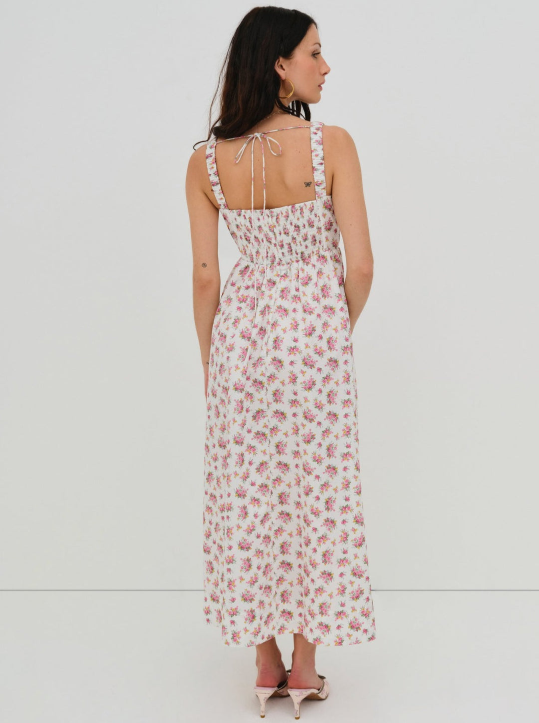 Etienne Midi Dress - Pink | For Love and Lemons
