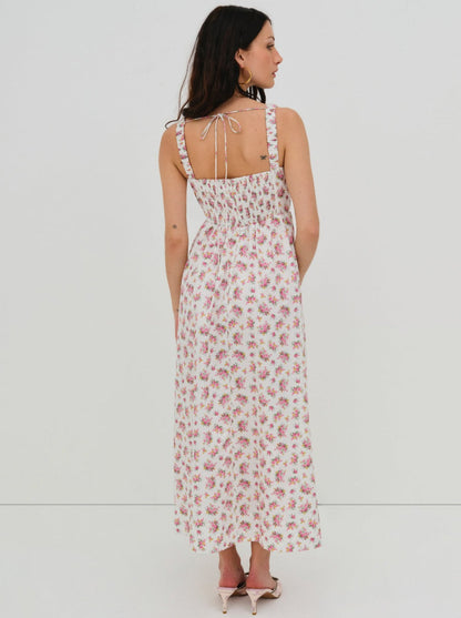 Etienne Midi Dress - Pink | For Love and Lemons