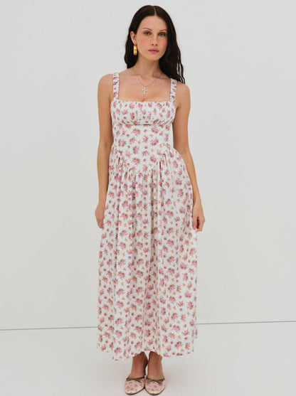 Etienne Midi Dress - Pink | For Love and Lemons