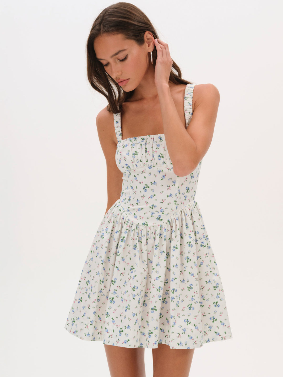 Zofia Mini Dress - Blue | For Love and Lemons