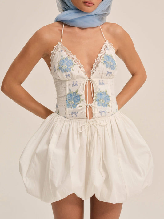 McKinley Mini Dress - White | For Love and Lemons