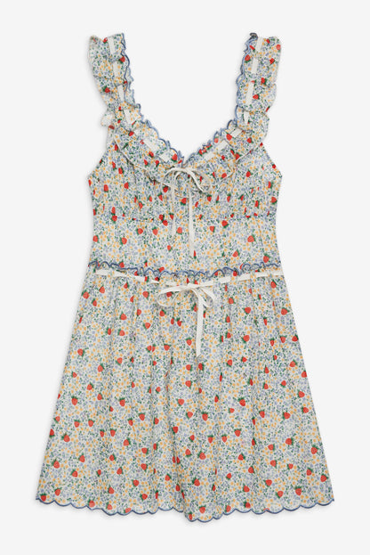 Strawberry Kiss Dress - Strawberry | For Love and Lemons