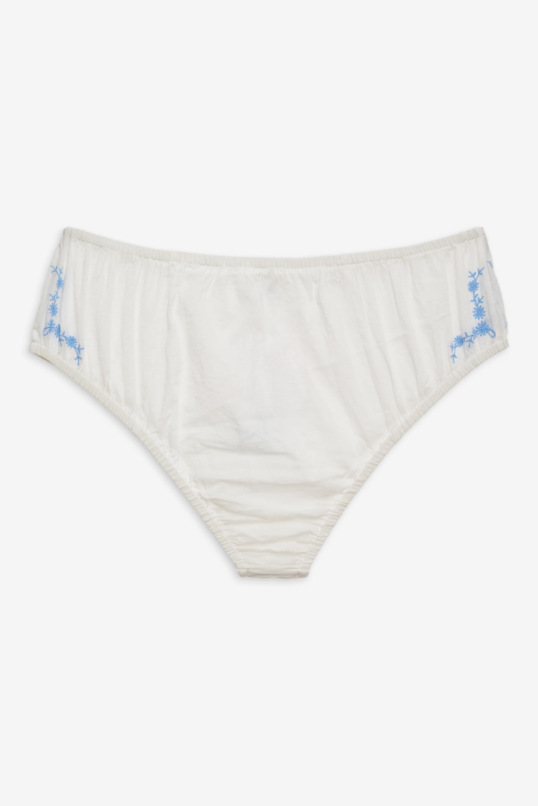 Forget Me Not Embroidery Bloomer Panty - White | For Love and Lemons