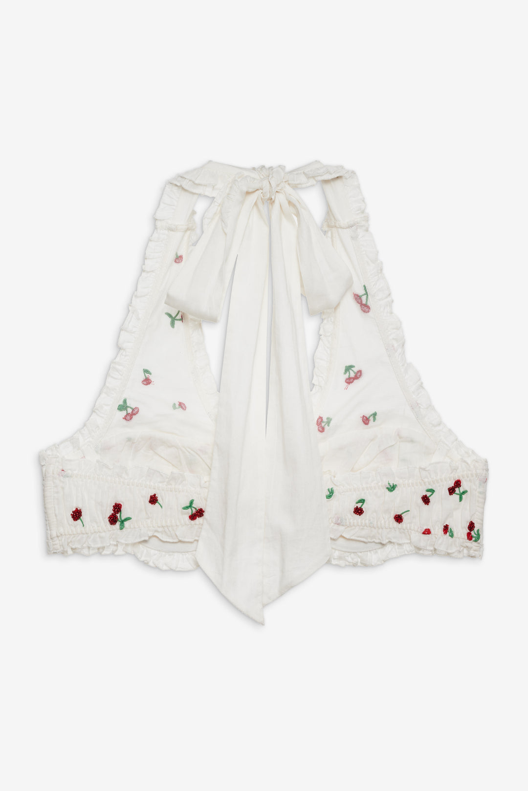 Beaded Cherries Underwire Bra - Red | For Love and Lemons