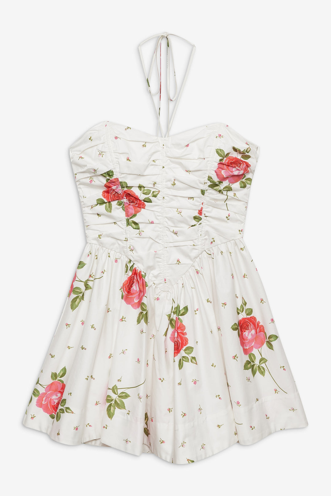 Rosebud Corset Mini Dress - White | For Love and Lemons