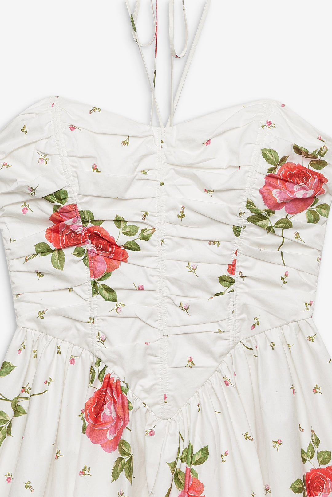 Rosebud Corset Mini Dress - White | For Love and Lemons